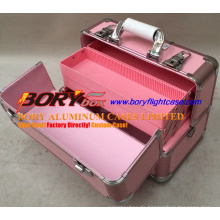 Aluminium Metall Aufbewahrungskoffer Travel Box Professional Makeup Case